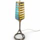 Cleto Bicolore Memphis Lamp - Roberto Favaretto for Lucente, 1980