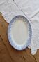 Antique oval plate, ironstone Boch La Louvière Clara.