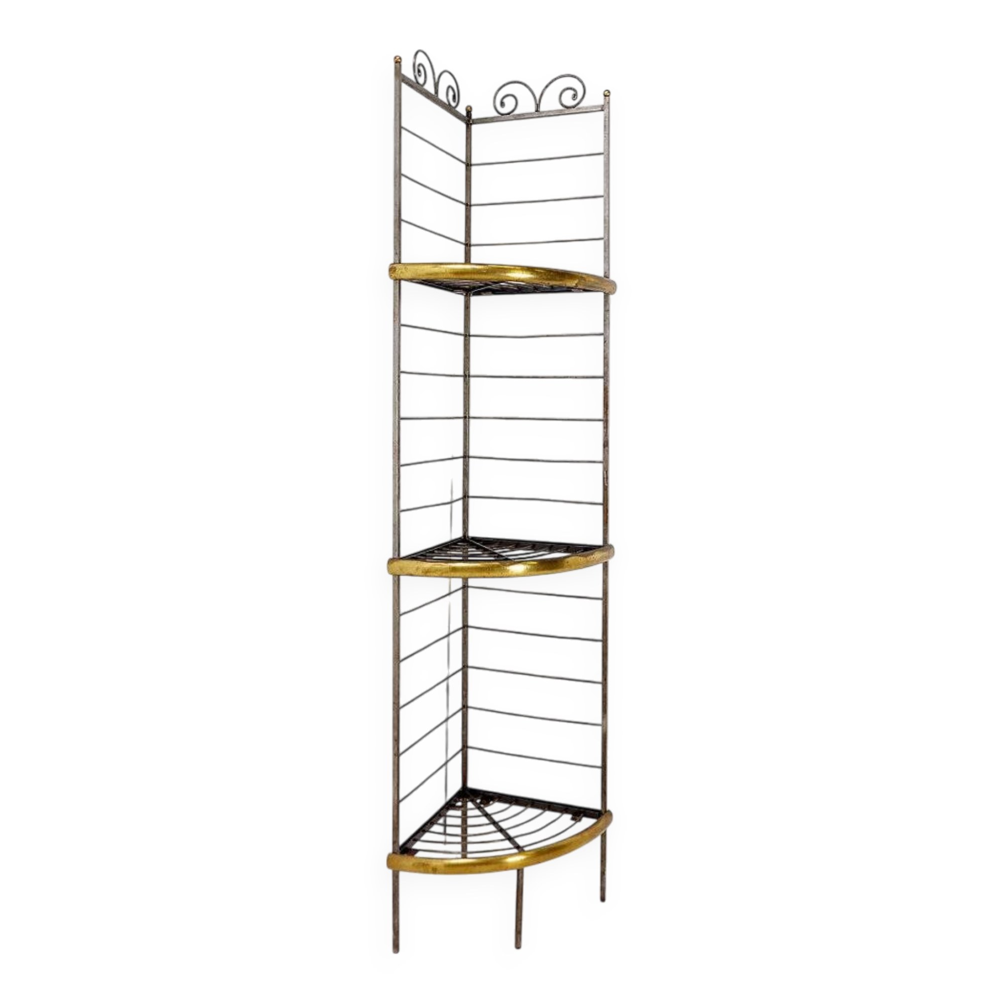 Corner Bakers Rack 3-Tier Plant Stand Kitchen Dining Shelf