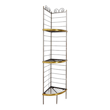 Corner Bakers Rack 3-Tier Plant Stand Kitchen Dining Shelf