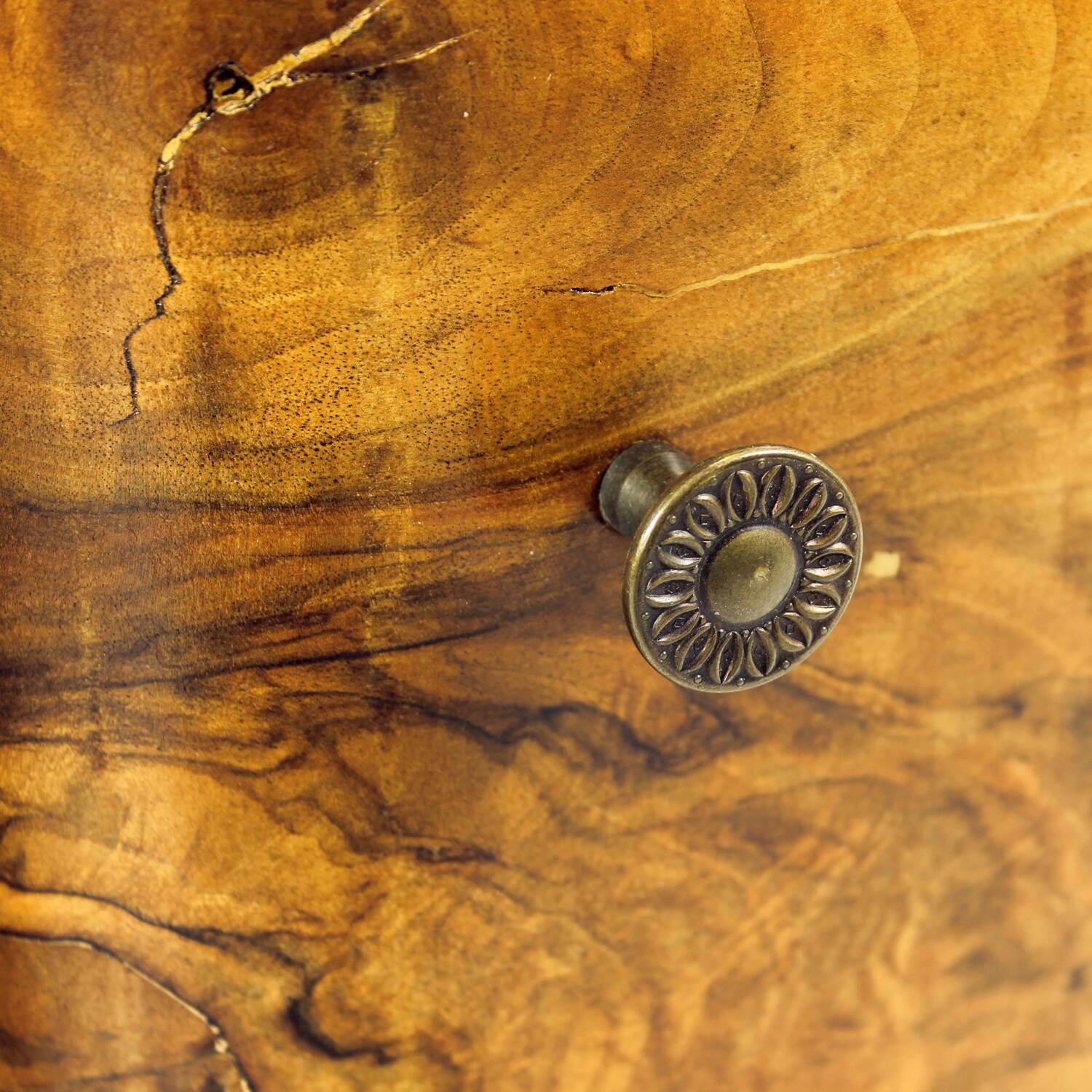 Minimalistic Art Deco Bedside Tables In Walnut Veneer, Czechoslovakia 1930s