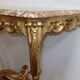 Wall Console in Golden Wood, Louis XV style – Mid 20th century