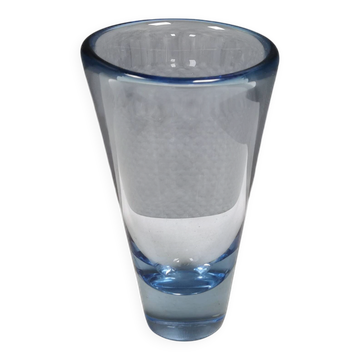 Un beau vase de Holmegaard, Danemark, conçu par Per Lütken en 1957.