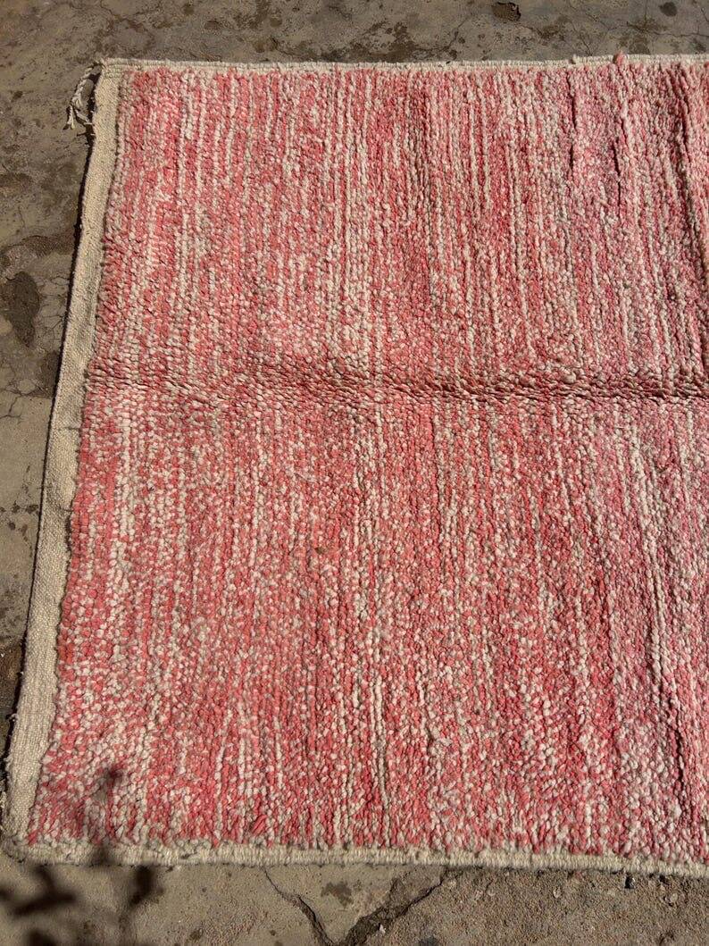 Handmade pure wool rug, size 100 x 200 cm