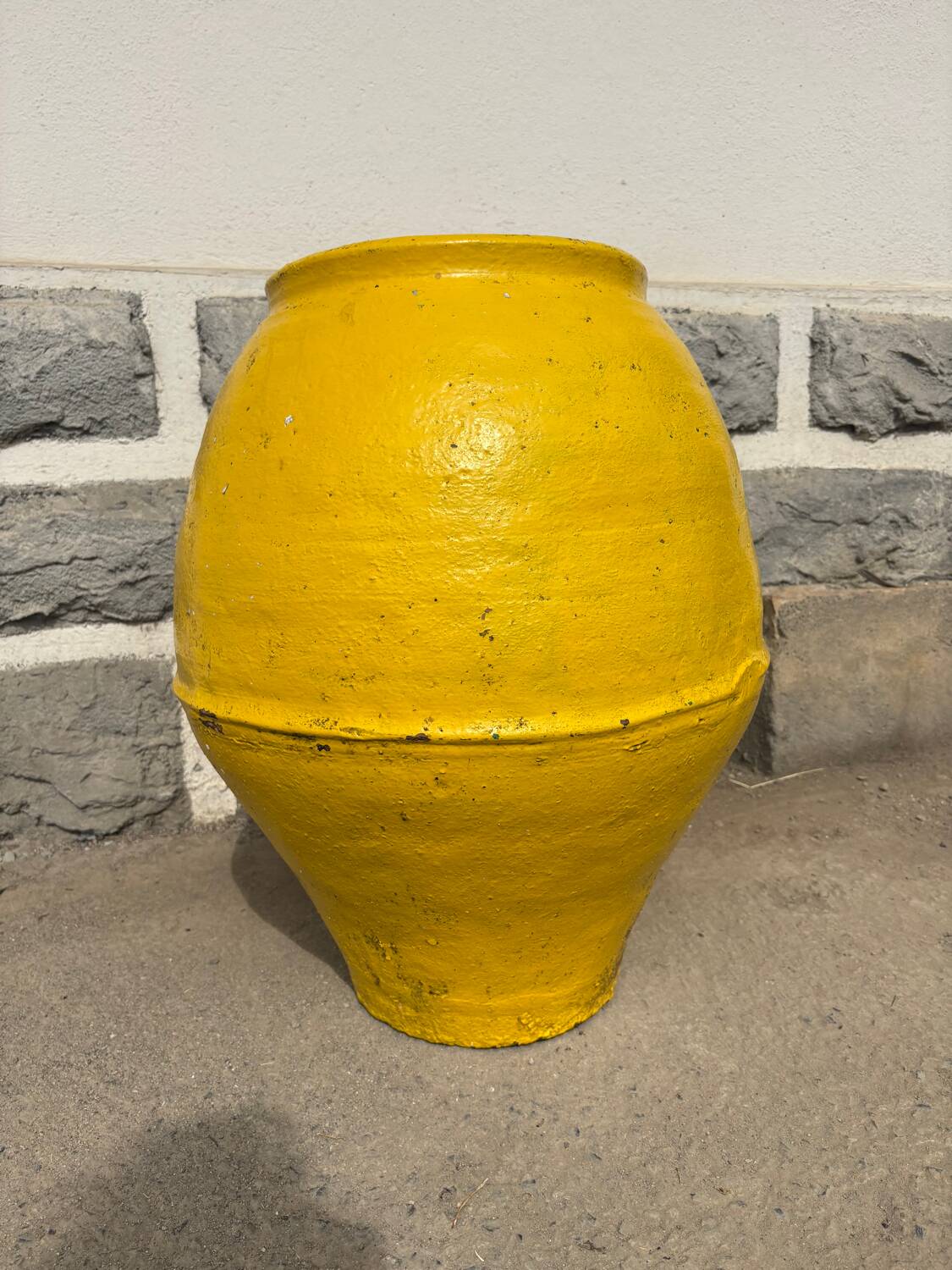 Spanish terracotta pottery jar