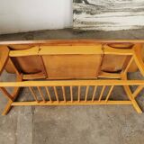 Scandinavian coffee table in blond wood