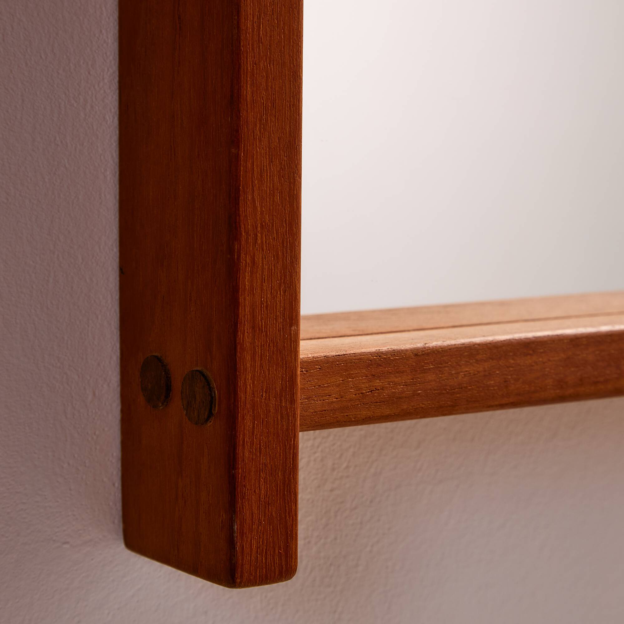 Teak framed mirror by Aksel Kjersgaard