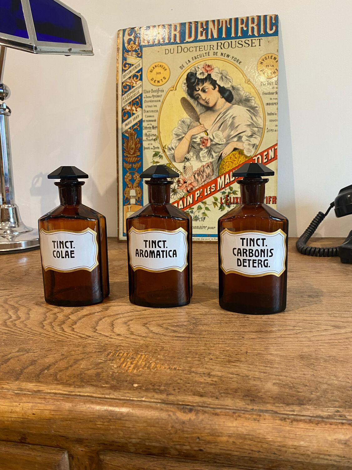 Apothecary bottles