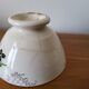 Old Faience Bowl SARREGUEMINES Rose Decoration