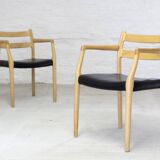 2x fauteuil Niels O. Møller modèle 67