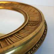 Sun mirror in carved gilded wood, Empire style, 60s.