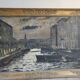 Painting venice by night oil on canvas j peters xixth century