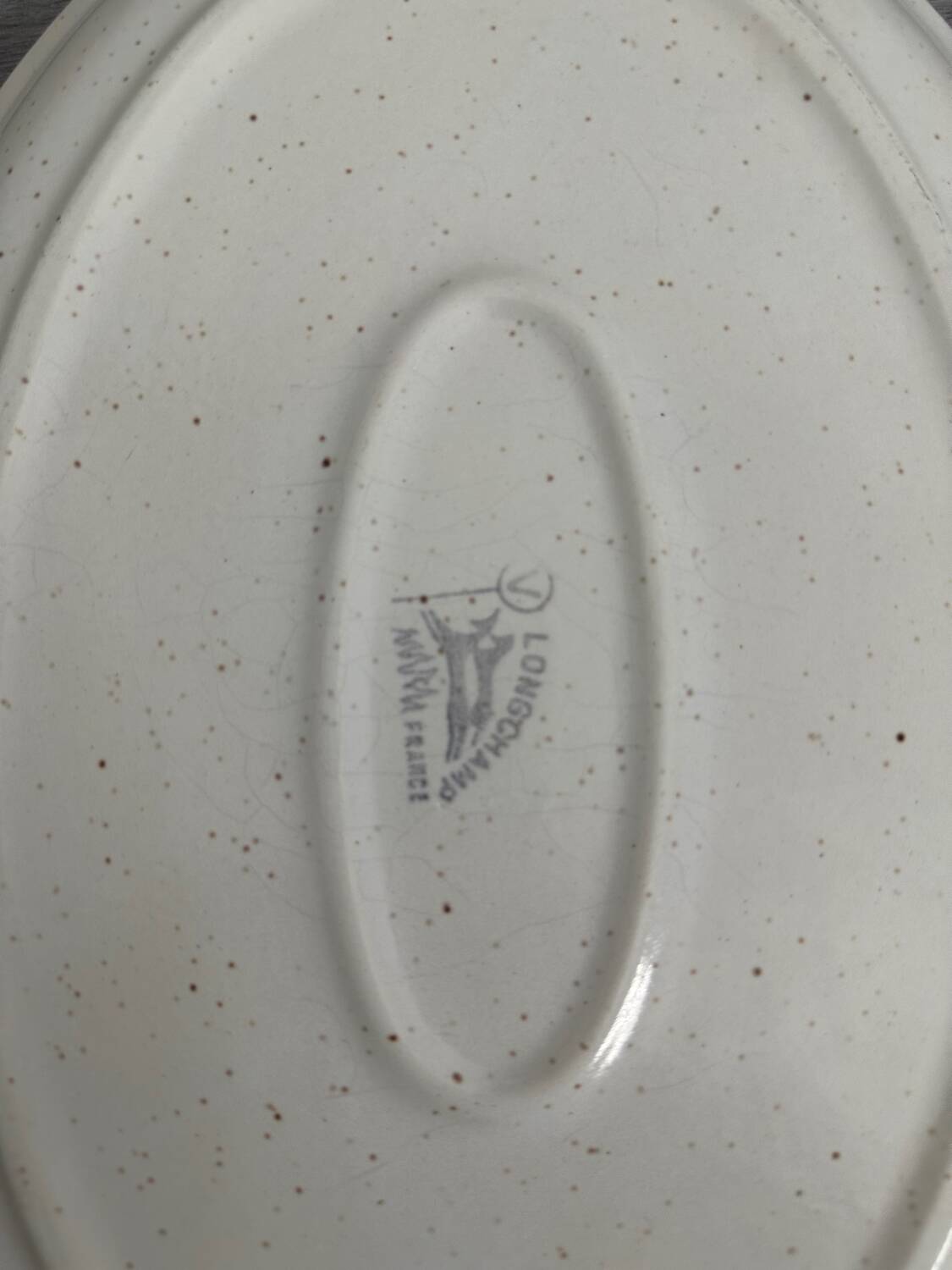 Longchamp blue thistle dish