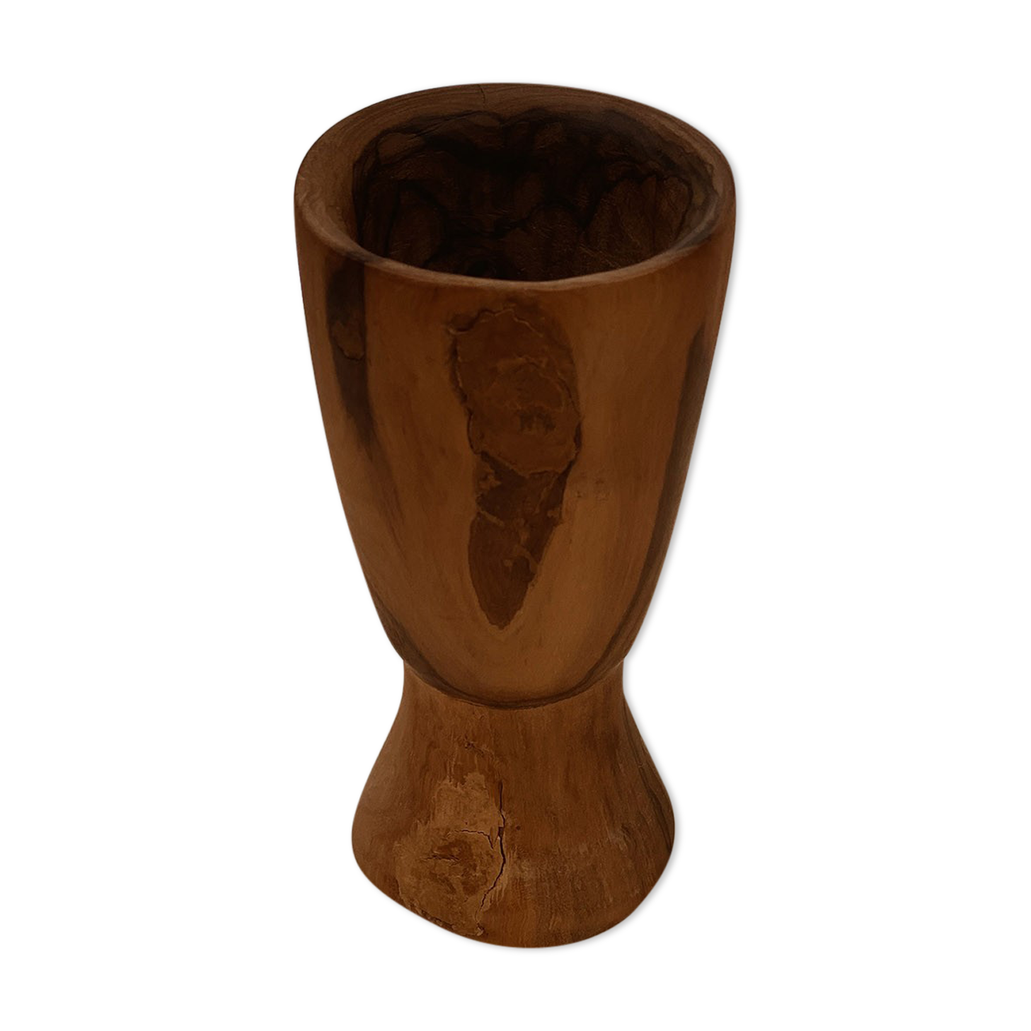 Vase en bois