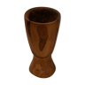 Vase en bois