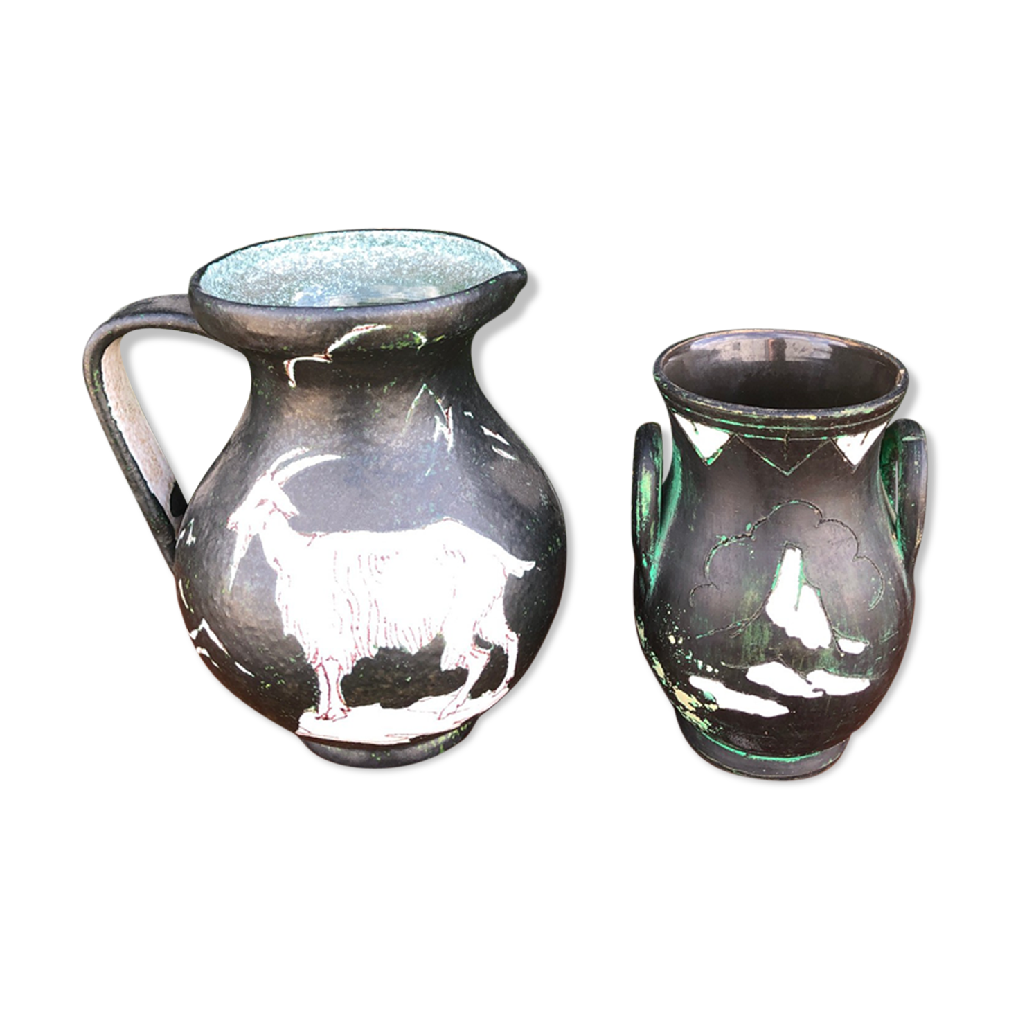 Pair of italian ceramics