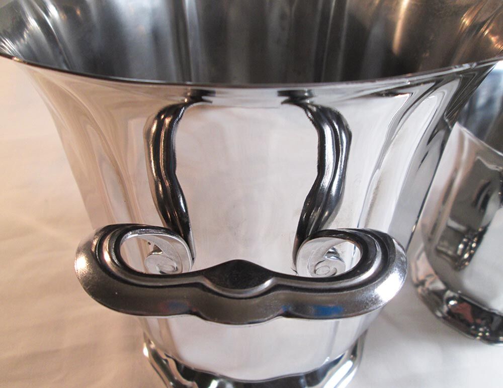 Guy Degrenne champagne bucket and ice bucket