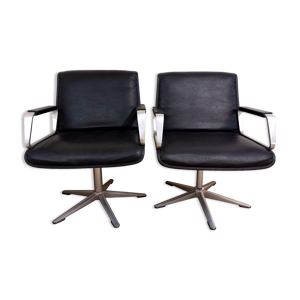 Paire de fauteuils de