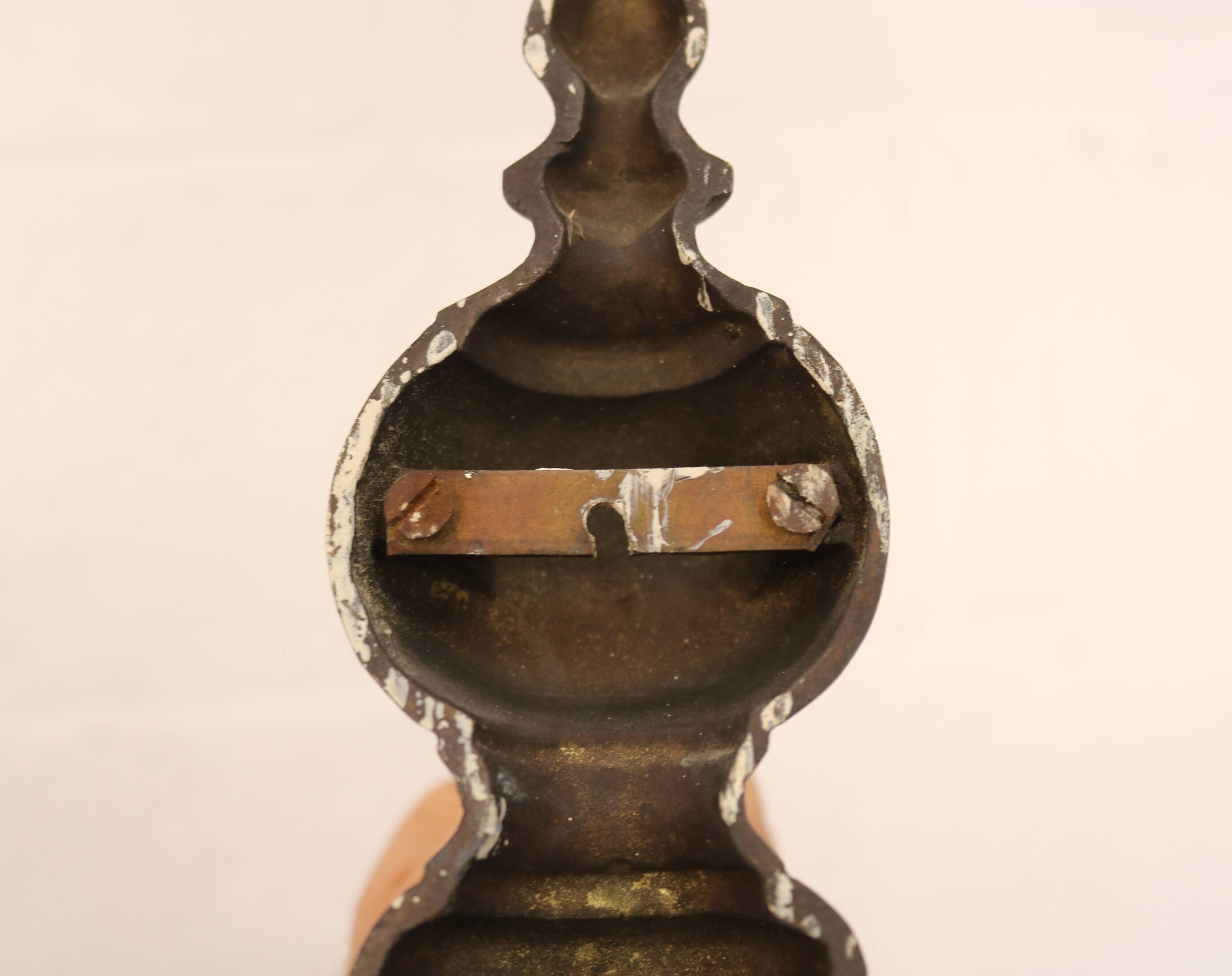 Pair of Antique Brass Wall Lamps – Vintage 1950s Sconces