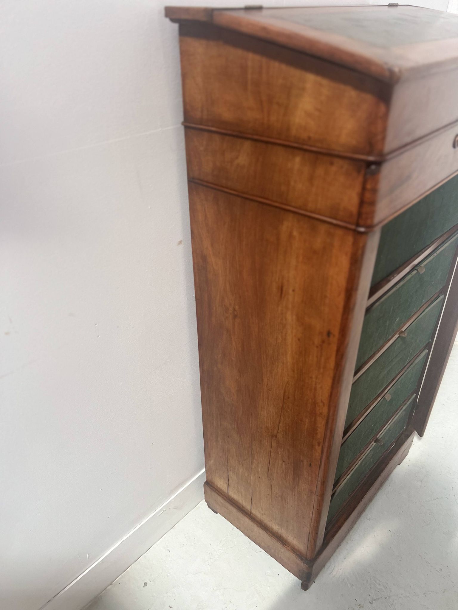 Old 19th century notary's clerk's desk
