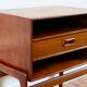 Scandinavian bedside table teak Arne Vodder 1960