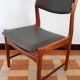 Scandinavian teak table and 6 chairs
