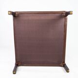 Danish armchair brown leather 60s