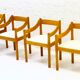 4 dining chairs "Carimate" by Vico Magistretti for Cassina,