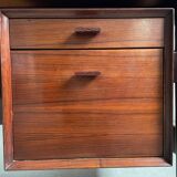 Rosewood Executive Desk by Arne Vodder, Model 207 – Scandinavian Modern Ico