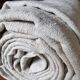 Antique French hand-woven sheet – Natural linen, early 20th century, 210 × 280 cm, 2 kg