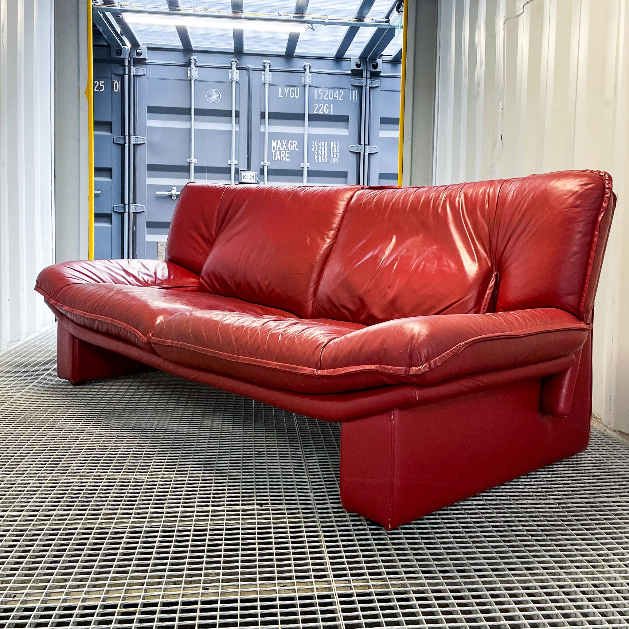 Nicoletti Salotti - 3-seater leather sofa