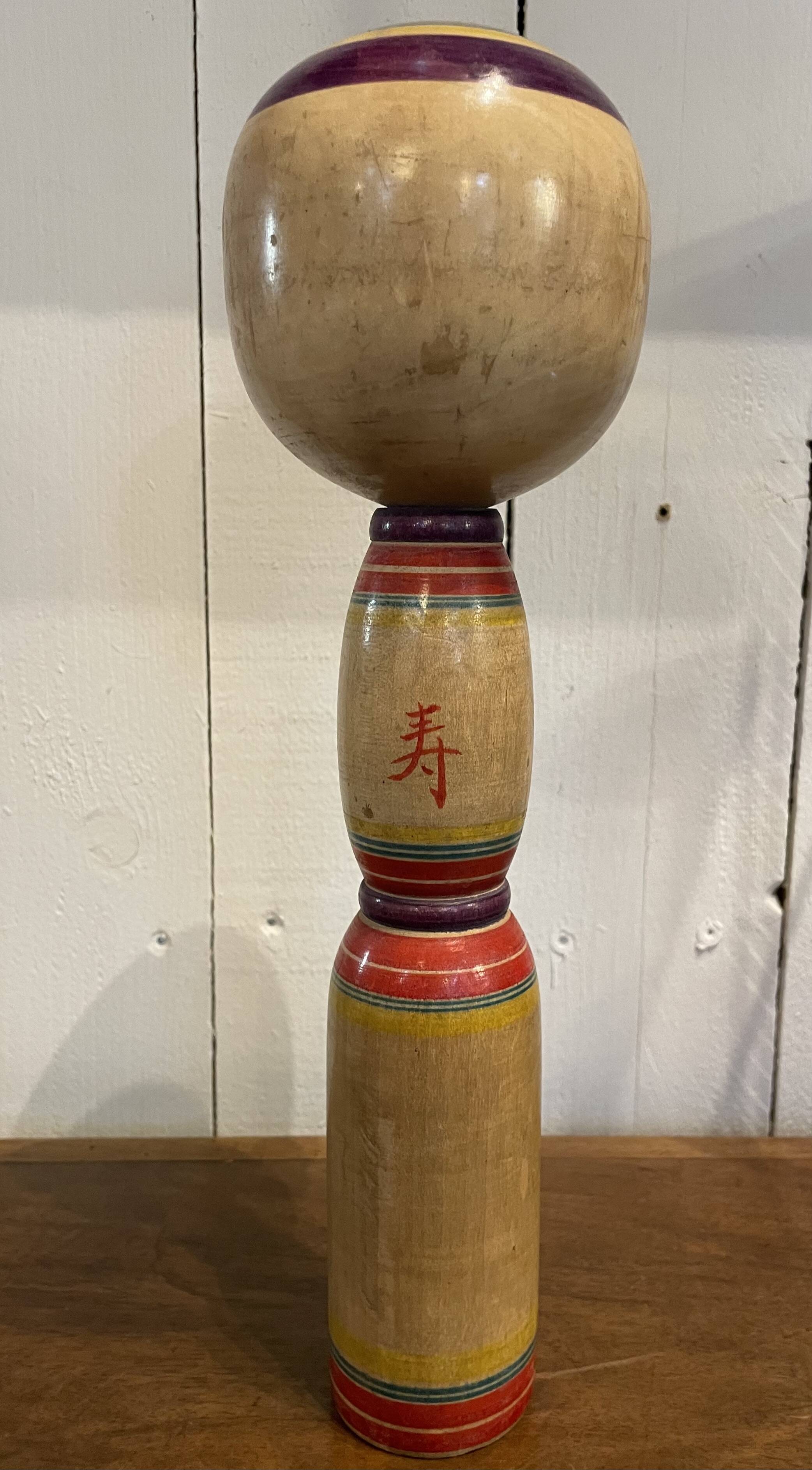 Japanese wooden Kokeshi doll
