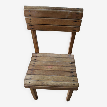 Wooden children's chair