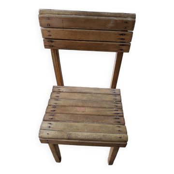 Child's wooden chair