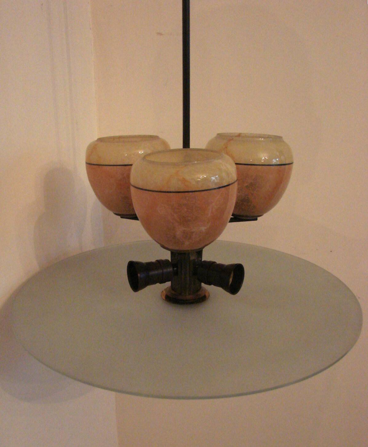 Art deco chandelier, 1930s