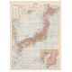 Old map of Japan 1897