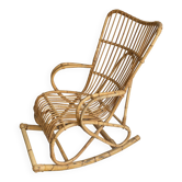 rocking-chair en osier