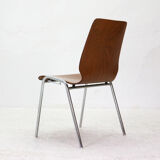 Set of 6 stacking chairs, 1960