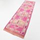 Tapis de couloir oriental vintage persan rose et beige 3x10, 87x302 cm