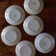 Set of 6 plates iron earth H Boulenger Choisy-le-Roi