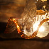 Tulip suspension in Murano glass 70s