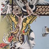 Jean-Pierre ALAUX Signed and numbered lithograph surrealism eroticism