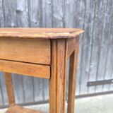 Solid oak side table 1950