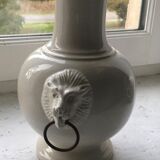 Large white ceramic vase