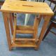 Pine stepladder stool
