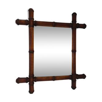 Wooden mirror