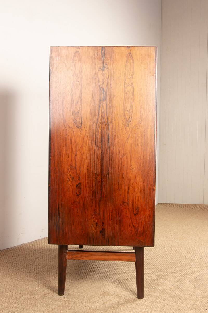 Large Danish chest of drawers in rosewood by Svend Langkilde from the 1960s.
