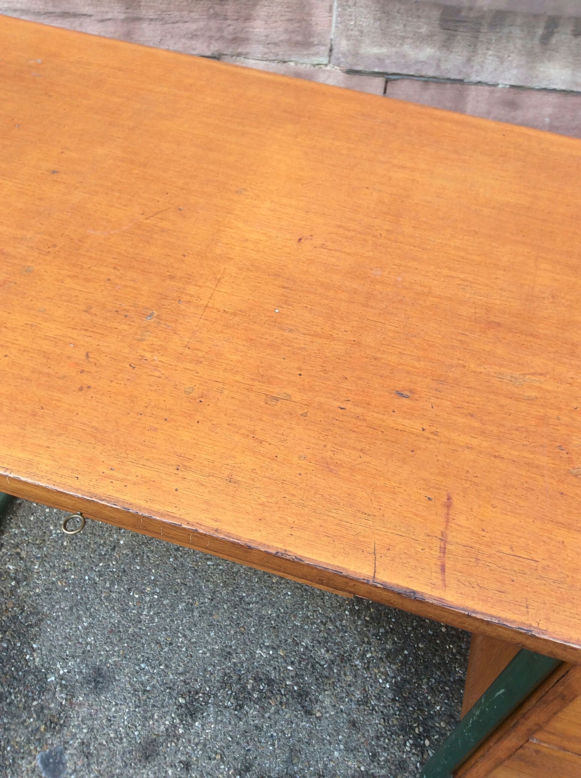 Vintage schoolmaster's desk mullca 1960