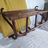 Wall coat rack/cloakroom in arched wood