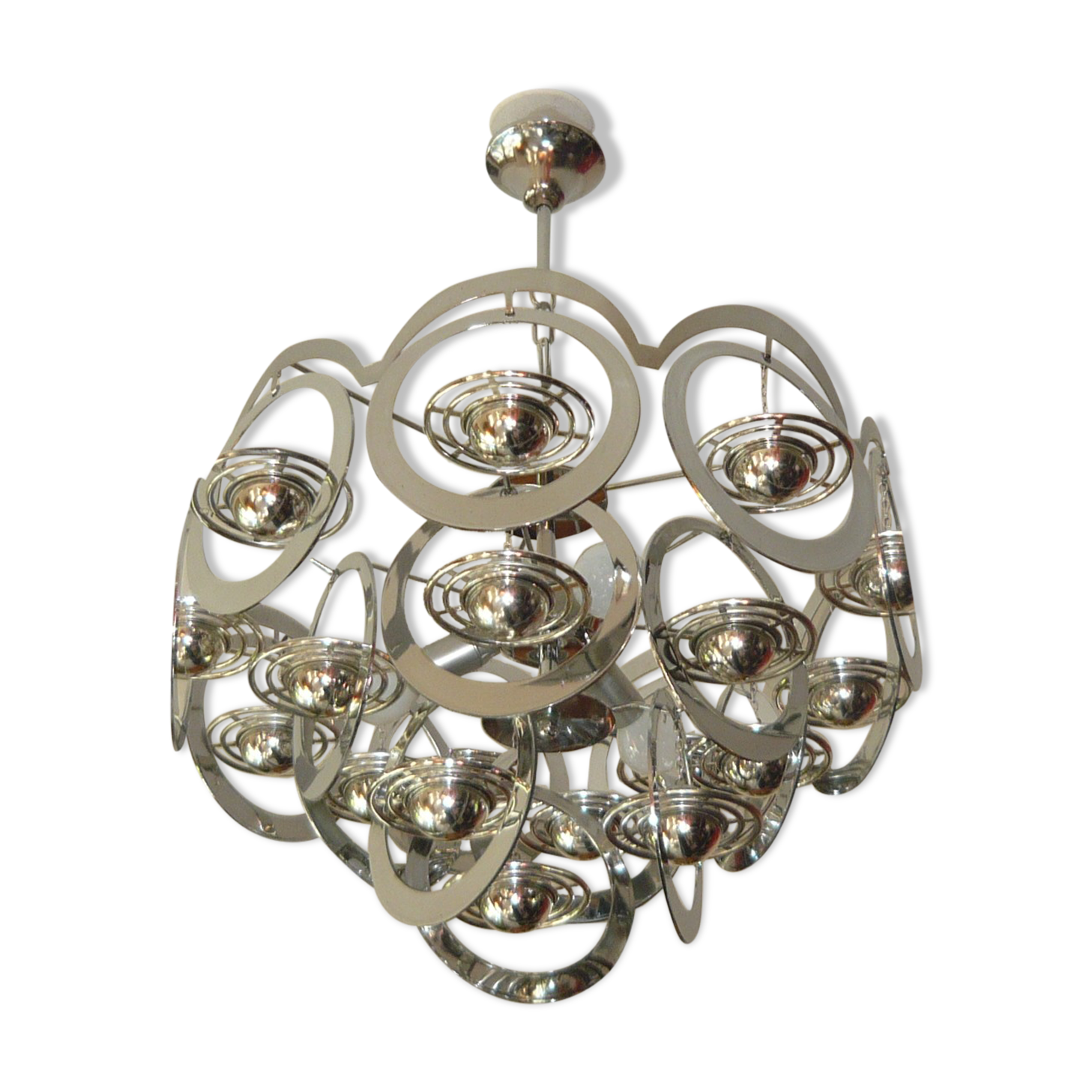Chandelier panetes space age years 70